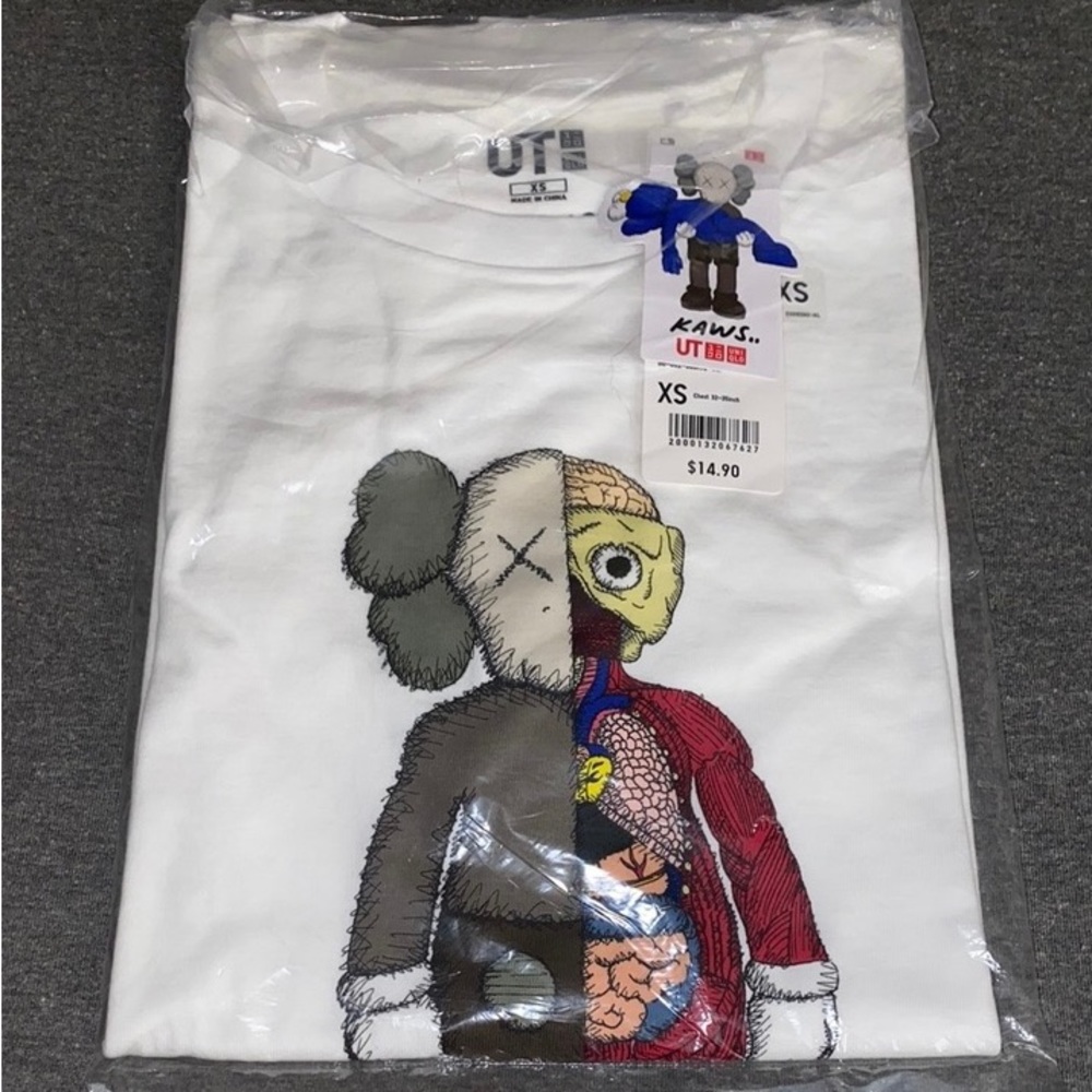 *NWT* Kaws X Uniqlo Collaboration T- Shirt (Flayed)